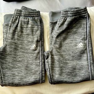 Adidas Boy joggers Size 7 (2 pairs) Gently worn!